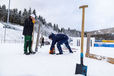 The final preparations for the 2026 BMW IBU World Cup Biathlon in Oberhof are currently being completed at the ARENA am Rennsteig.