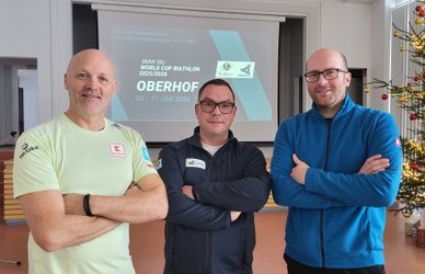 Peter Sendel, Dennis Baumann und Christopher Schwarz (von links) besetzen zentrale Positionen im Organisationsbereich neu.