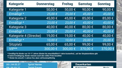 [Translate to English:] Preisliste Biathlon Weltcup 2027