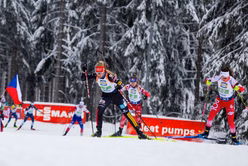 Biathletinnen in Oberhof bei der Staffel der Frauen