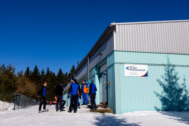 Foto der Außenanlage beim Biathlon-Gästeschießen