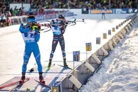 Biathlon-Athleten Biathlon-Athleten
