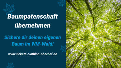 Baumpatenschaft im WM-Wald in Oberhof Baumpatenschaft im WM-Wald in Oberhof