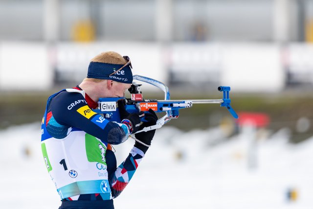 Johannes Thingnes Boe bei den BMW IBU Weltmeisterschaften Biathlon Oberhof 2023